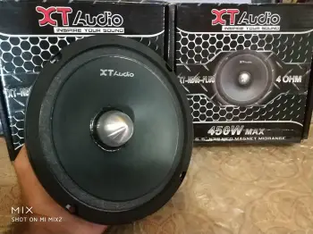 Bocinas xt audio 6 450w el par -comando-  -kitipo-bajo-musica-