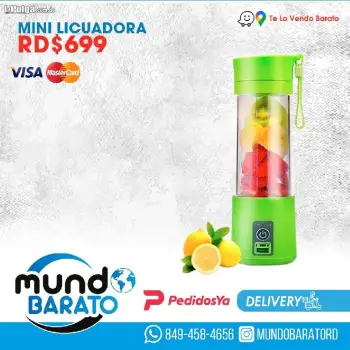 Licuadora portatil recargable portable jugos batidos batidor batidora