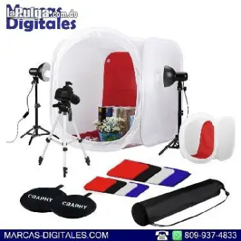 Set de fotografia de productos de 2 cajas y 4 colores