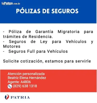 Seguro para vehículos y motores.