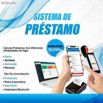 Sistema para prestamos y financiera