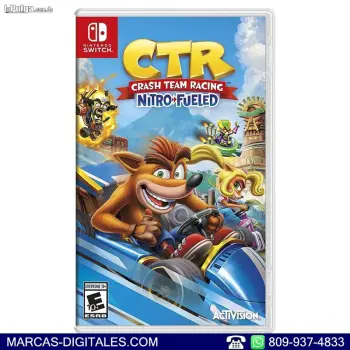 Crash team racing nitro-fueled juego para nintendo switch