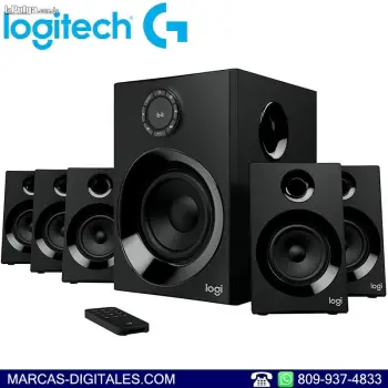 Logitech z607 sistema de bocinas 5.1 con subwoofer y bluetooth