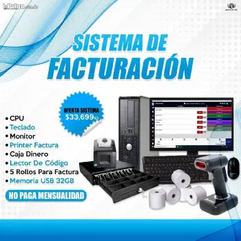 Sistema de facturacion punto de venta para negocio.