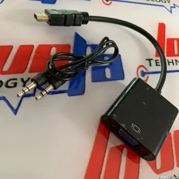 Adaptador hdmi a vga con audio