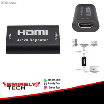 Repetidor hdmi extensor adaptador