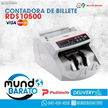 Contador de billetes dinero uv detector de billetes falsos contadora