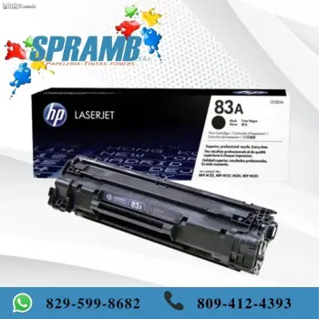 Toner hp  83a negro para laserjet