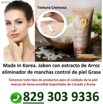 Jabones importados de corea korea del sur extracto arroz