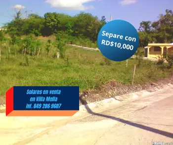 Solares en venta en villa mella santo domingo norte