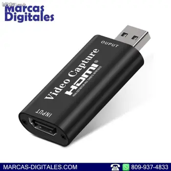 Capturadora de video full hd 1080p hdmi a usb 2.0