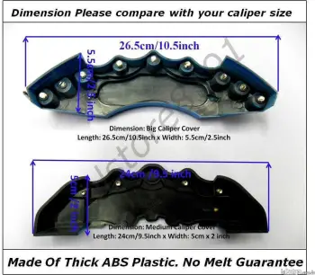 Tapa de caliper brembo tapa de freno color rojo