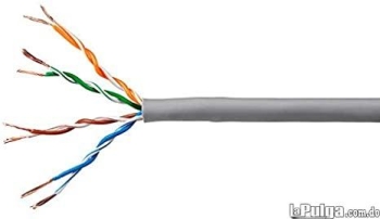 Caja cable de red venlogic cat 5 1000 pies cca color gris