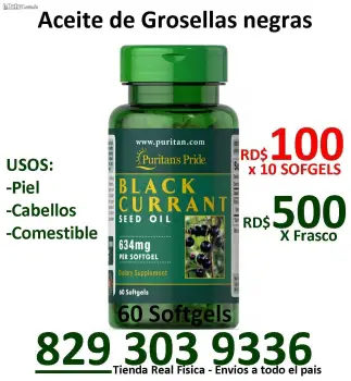 Semillas negras black currant