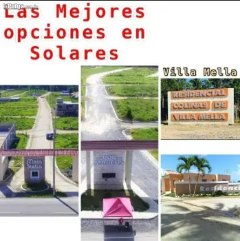 Ventas de solares baratos con título en villa mella cerca del metro