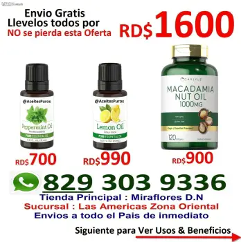 Aceites esenciales de toda clase importados genuinos puros originales