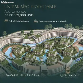 Apartamento en sector punta cana - river island