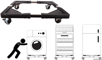 Soporte ajustables multifuncional con 4 ruedas que giran para mover la