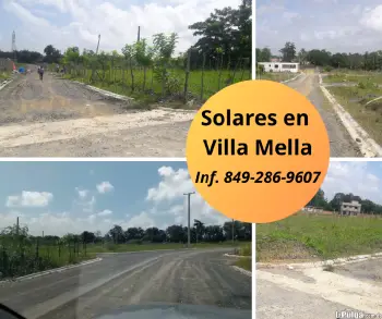 Solares con titulo en villa mella