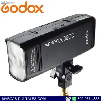 Godox ad200 winstro flash modular portatil ttl hss de 200 watts