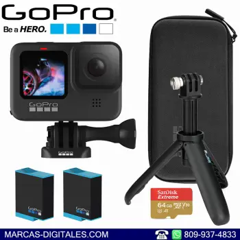 Gopro hero9 black edition uhd 5k 30cps 20mp combo especial