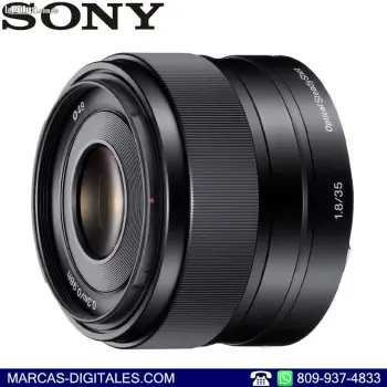 Sony e 35mm f1.8 oss montura e lente fijo