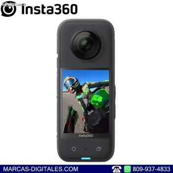 Insta360 x3 videocamara 360 5.7k y 72mp doble lente