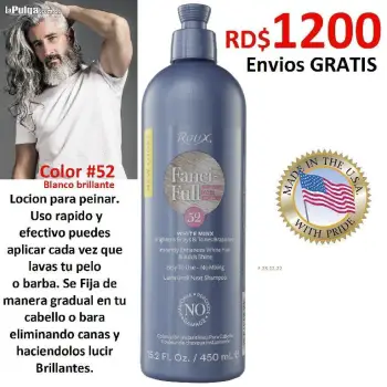 Fancy full para hombres resaltar canas cabello gris blanco metal