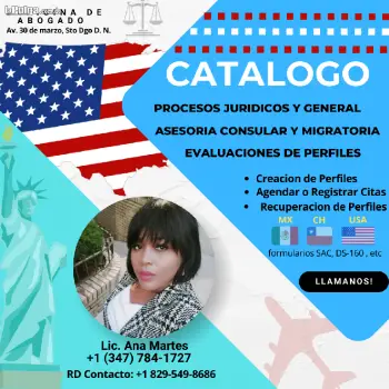 Visa america gestion perfil vac y de formularios ds160 a cita embajada