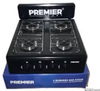 Estufa de mesa marca premier  4 hornillas  m-pm6024bl nuevo