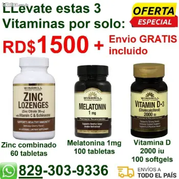 Windmill winmill winmil vitaminas d c melatonina zinc y otras