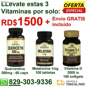 Vitaminas multivitaminas suplementos plantas hierbas marca windmill