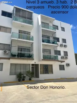 Apartamento en sector sdo - don honorio 3 habitaciones 1 parqueo