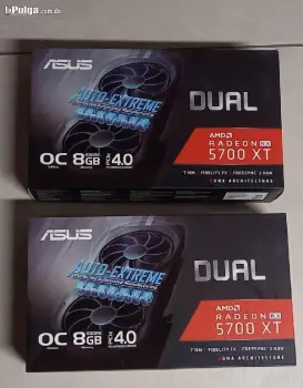 2 tarjetas gráficas marca asus