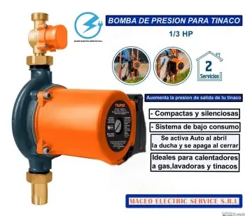 Bomba de presión para salida de tinaco