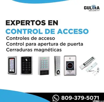 Instalacion de camaras y controles de acceso