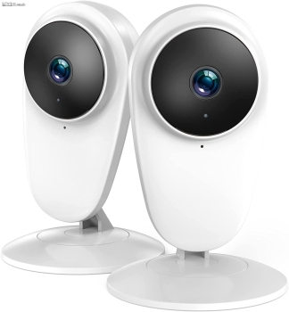 Camara de seguridad wifi 1080p fhd audio doble via 2 pack