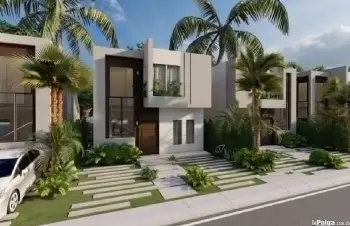 Venta de villa en eco avalon punta cana vista cana