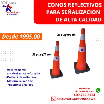 Tenemos conos y barriles para seguridad vial