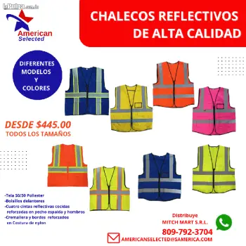 Tenemos chalecos reflectivos