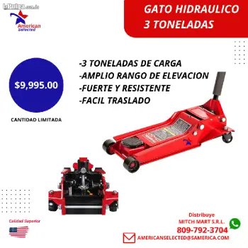 Gatos hidraulicos de 3 toneladas