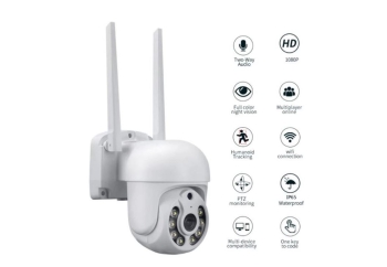 Cámara wifi de exterior ptz yoosee gira 360 grados soporta sol y agua