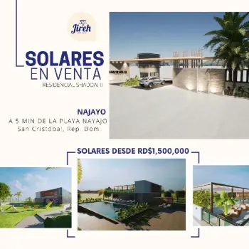 Venta de solares para finquitas en playa najayo