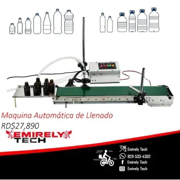 Maquina llenadora embotelladora envasadora automatica