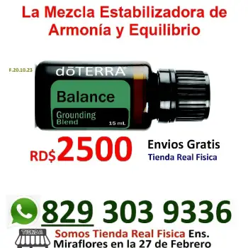 Aceites doterra balanca para estabilizar y tranquilizar rd