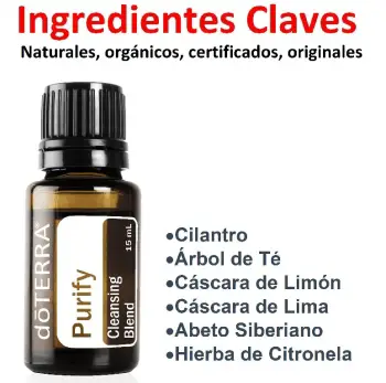 Aceite doterra purify de purificacion contra estres rd