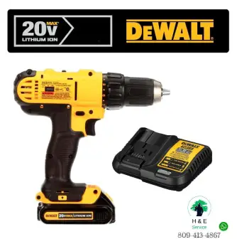 dewalt taladro/atornillador inalámbrico de 20 voltios max