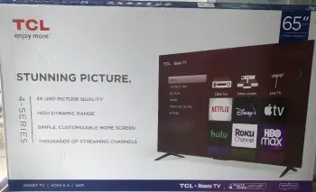 Smart tv roku de 65’’  en la romana