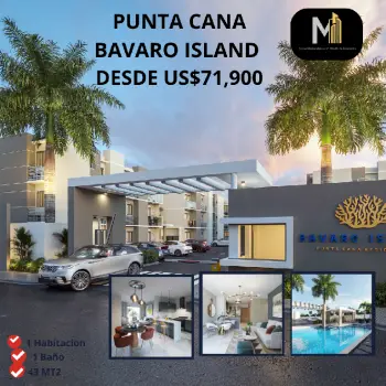 Apartamento en bávaro island punta cana