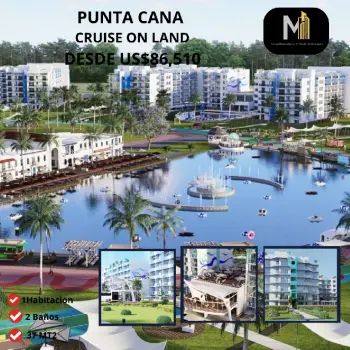 Apartamento en cruise on land punta cana